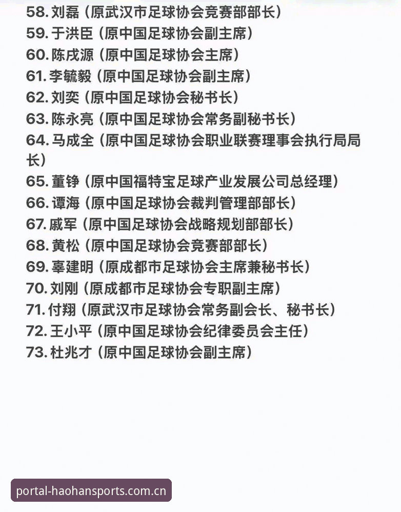 中国足协第三批禁足名单详解：17人终身禁赛48人遭重罚